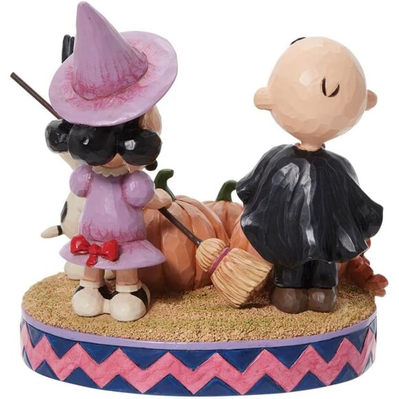 Enesco Peanuts by Jim Shore Peanuts The Gang Dressed for Halloween Figurine, 5.5 - Picture 3 of 8